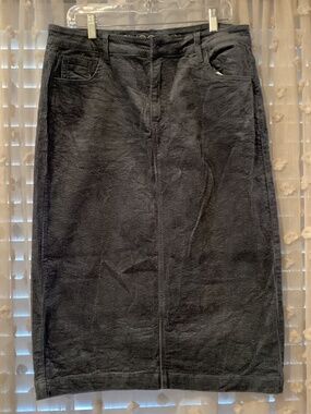 NUGGLES Women’s Large Blue Corduroy Skirt